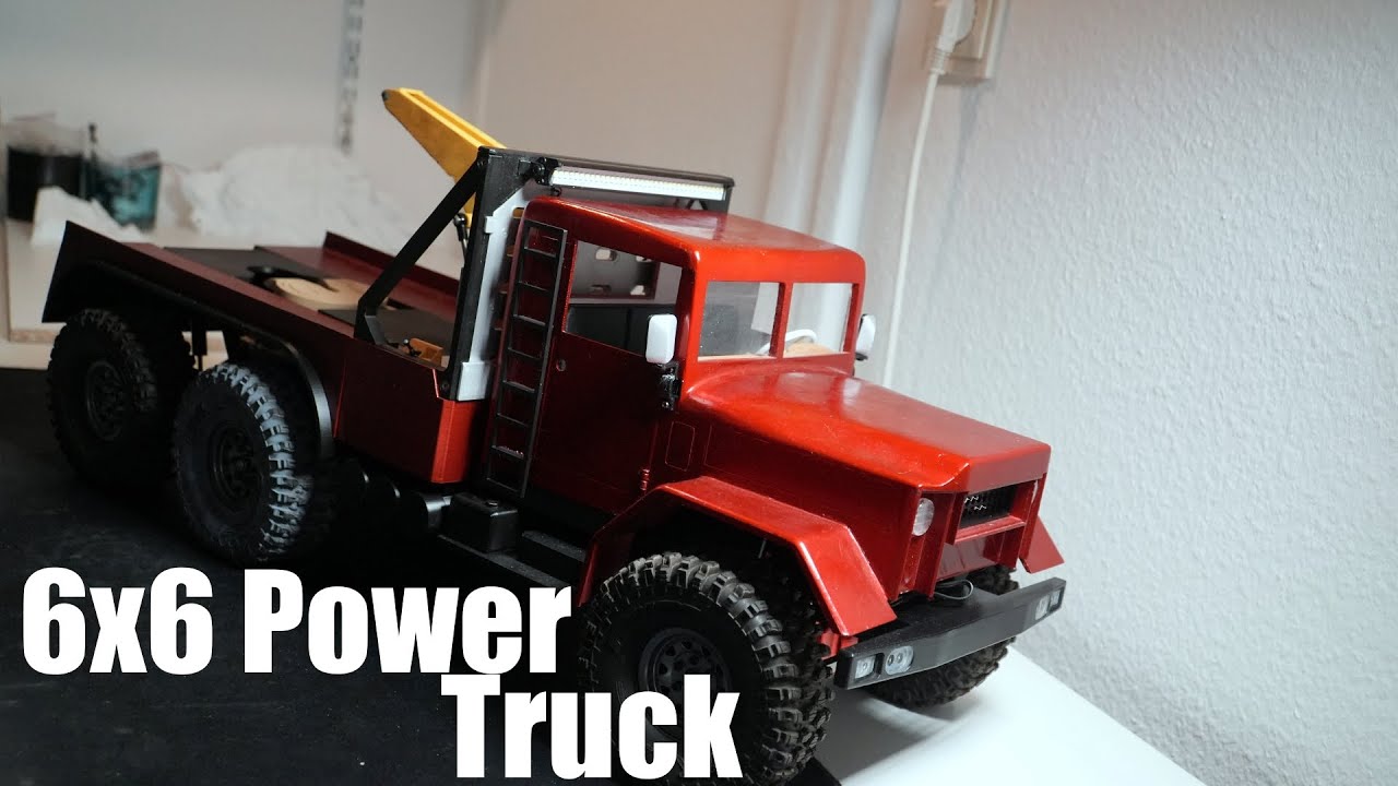 „Mega-Upgrade: 6x6 RC Abschlepper mit Ausleger & LED Power!“