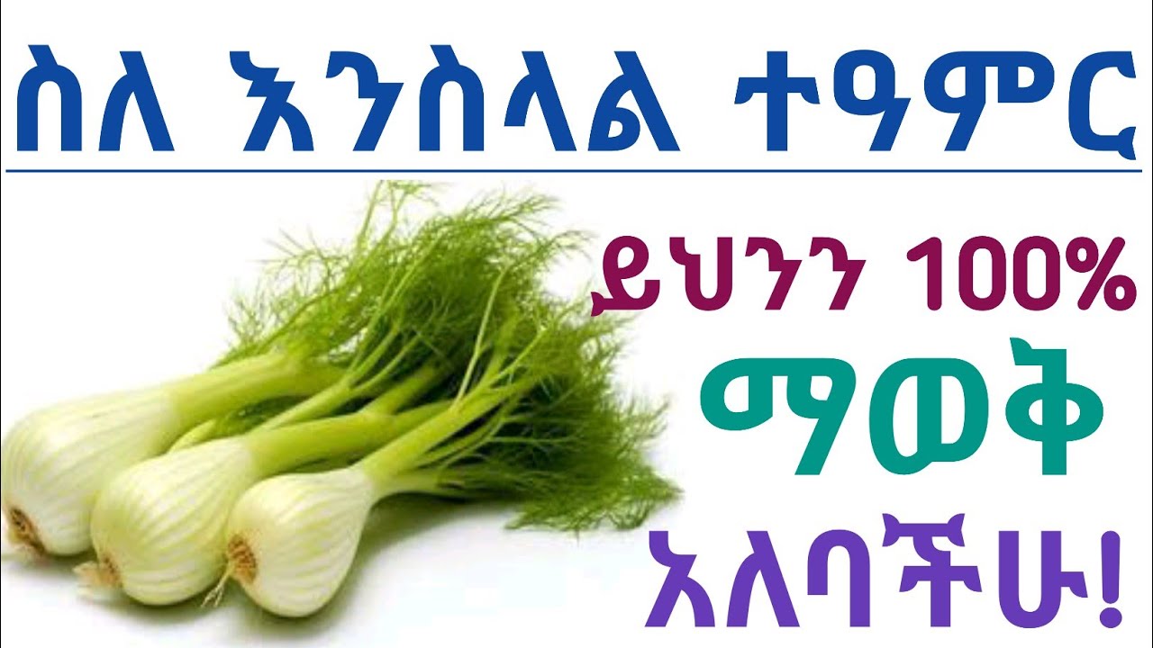 እንስላል የሚሰጣቸው 12 አስደናቂ የጤና ጥቅሞች| 12 Health benefits of eating fennel| Fennel benefits| fennel
