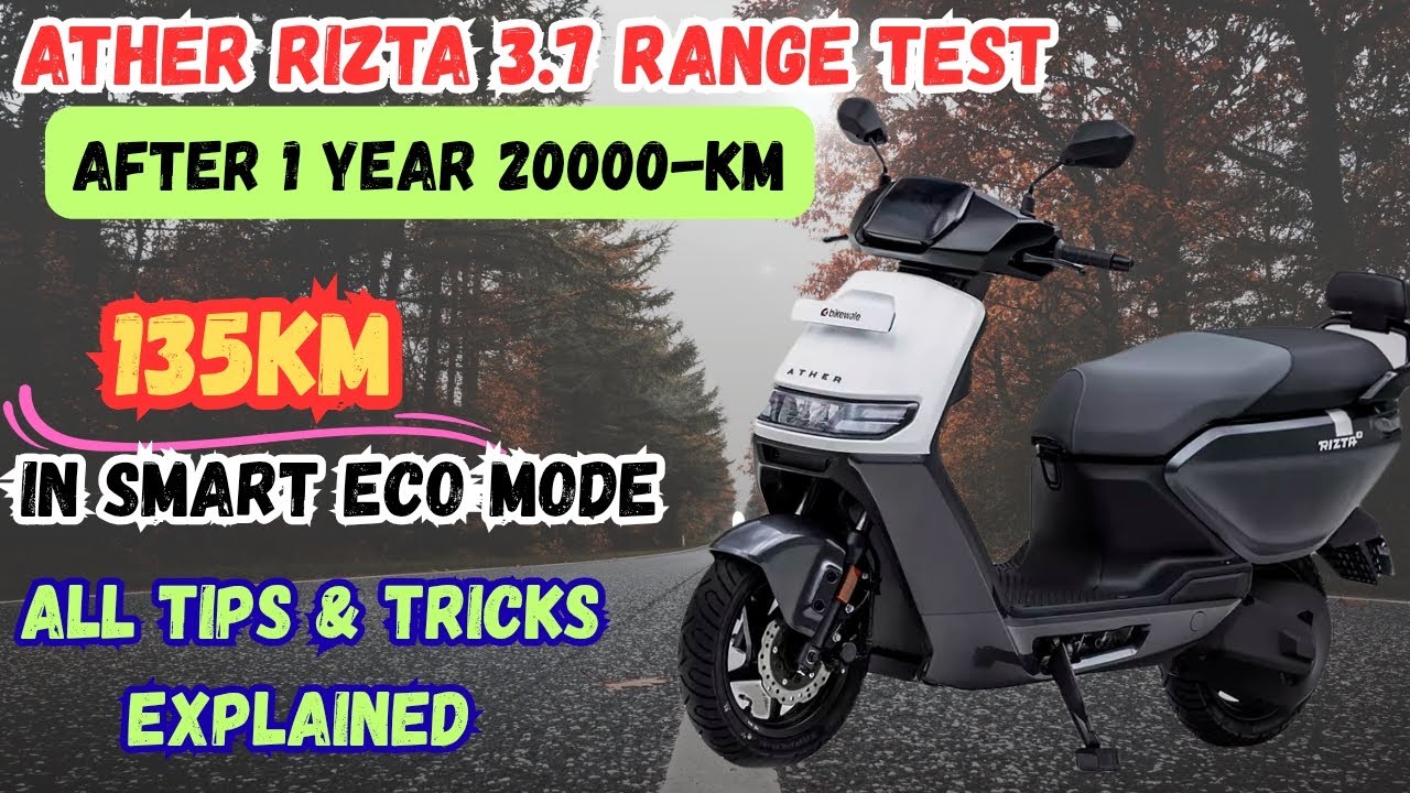 Ather Rizta Range Test 3.7 After One Year & 20000km All Tips & Tricks Explained 