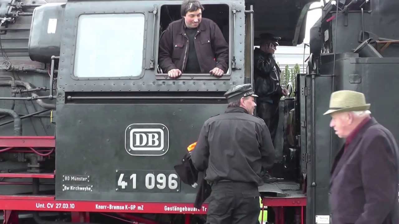 Dampflok 41 096 in Puttgarden/Fehmarn am 25.5.2013