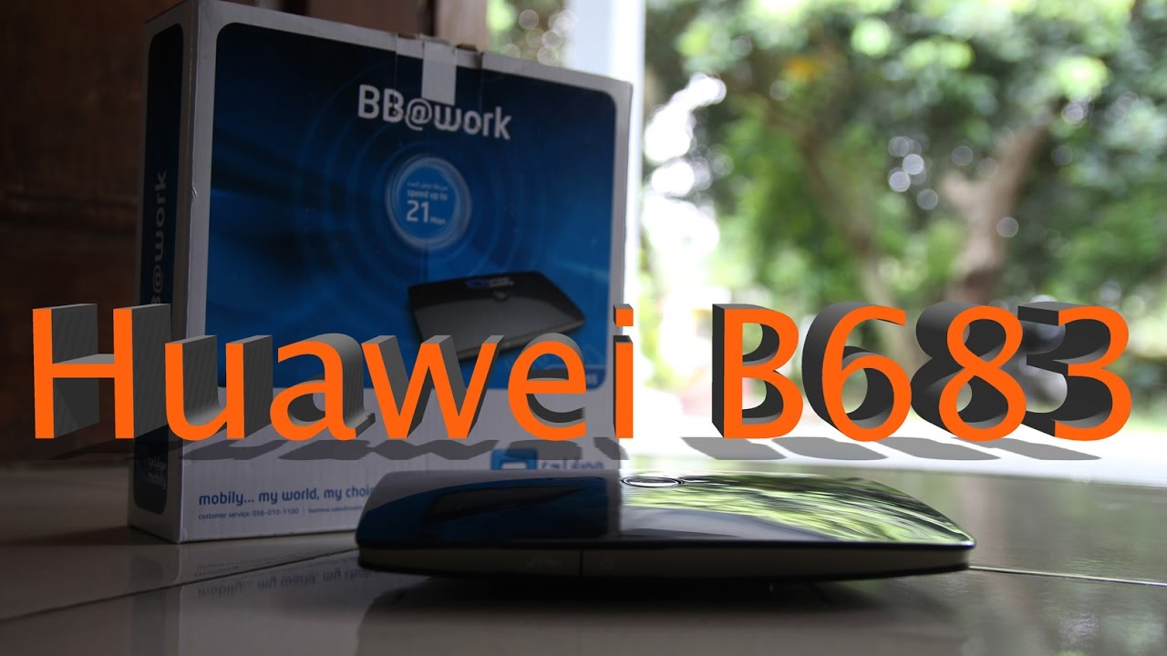 Router Huawei B683 Dicoba test speed