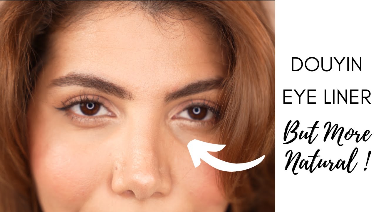 Douyin Eyeliner On HOODED EYES, but MORE NATURAL For Everyday | Hajar Beauty