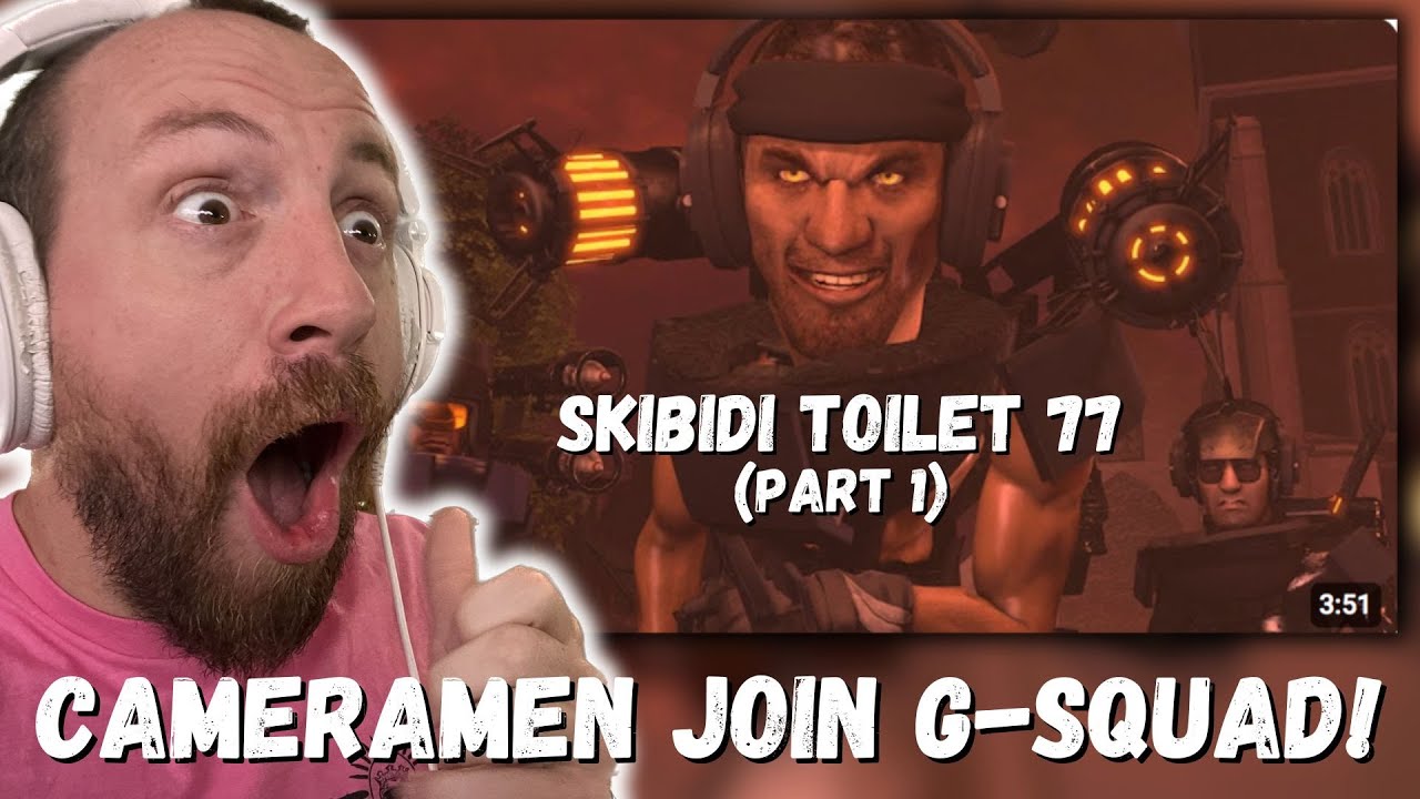 CAMERAMEN JOIN G-SQUAD!!! skibidi toilet 77 (part 1) REACTION!!!