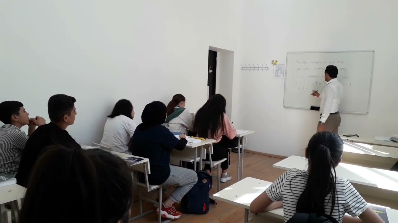 👨‍🏫Xaliq müəllim ilə 10-cu siniflərin Riyaziyyat dərsi.