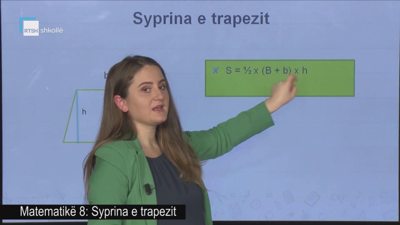Matematikë 8 - Syprina e trapezit