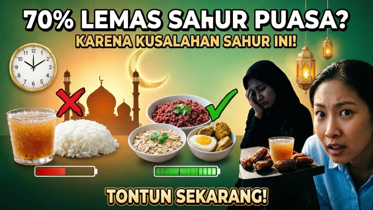 70% Orang Salah Sahur? Ini Faktanya