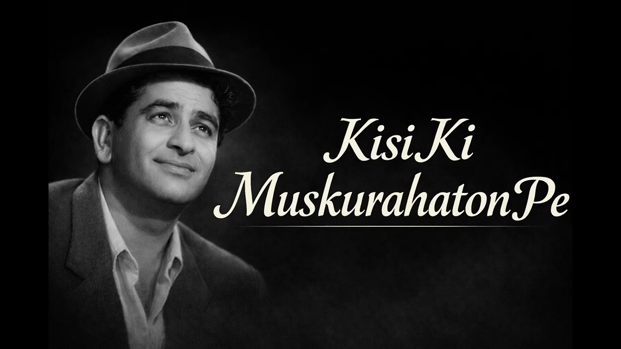 Kisi Ki Muskurahaton Pe | Mukesh | Raj Kapoor | Evergreen Classic
