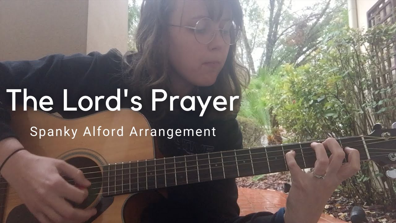 The Lord's Prayer (on a cold, rainy day) guitar cover - Spanky Alford