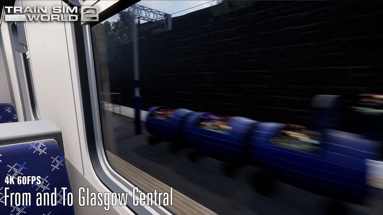 From and To Glasgow Central - Cathcart Circle Line - Passenger Mode - Train Sim World 2