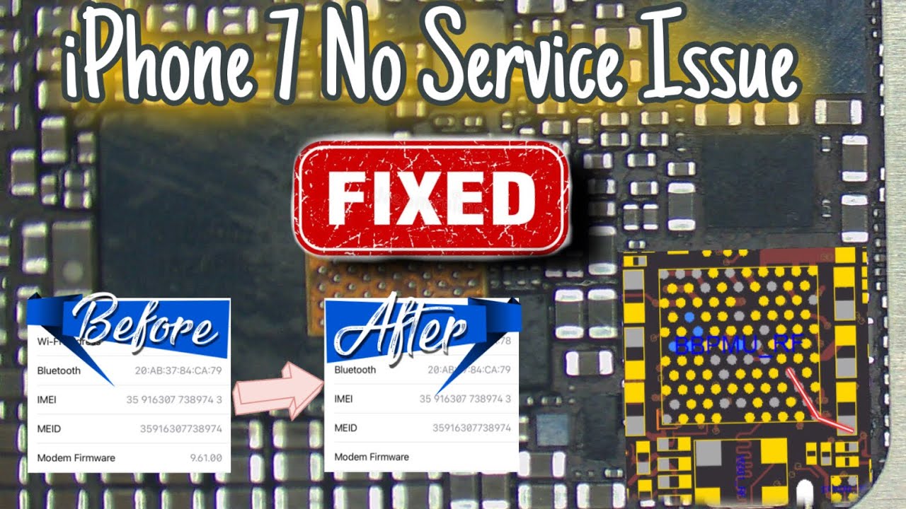 iPhone 7 No Service | No Modem Firmware