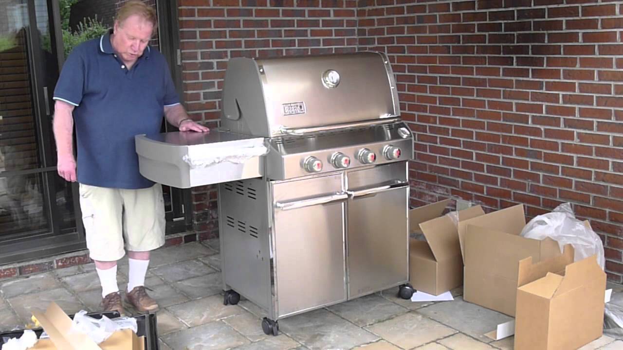 Weber Summit S-420 setup