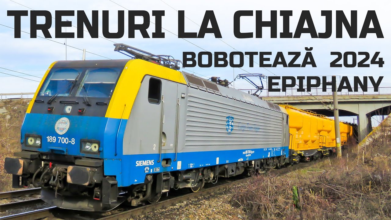 Trenuri de Boboteaza la Chiajna-Epiphany Trainspotting Bahnverkehr