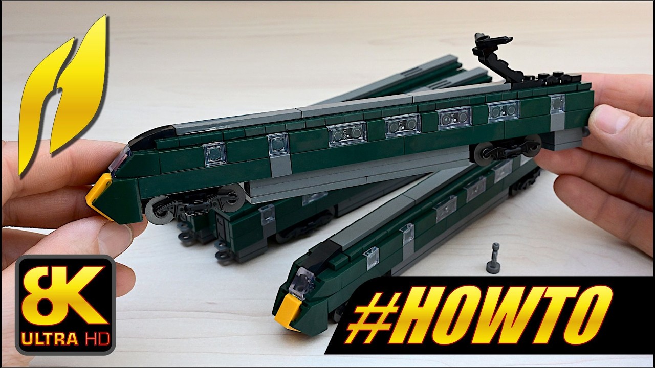 Как построить паровоз класса 802 Великой Западной железной дороги #lego #webrick #buildingblocks ...