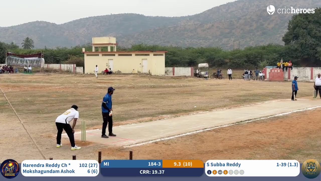 AK 11s vs Mokshagundam Indians | Mokshagundam Premier League -3(League Matches) | Live - Ongole Z.…