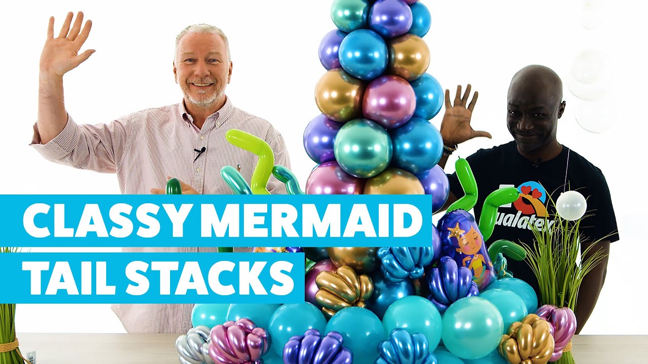 How to Make STUNNING Balloon Sculptures for a Mermaid Party! | With Tope Abulude - BMTV 459