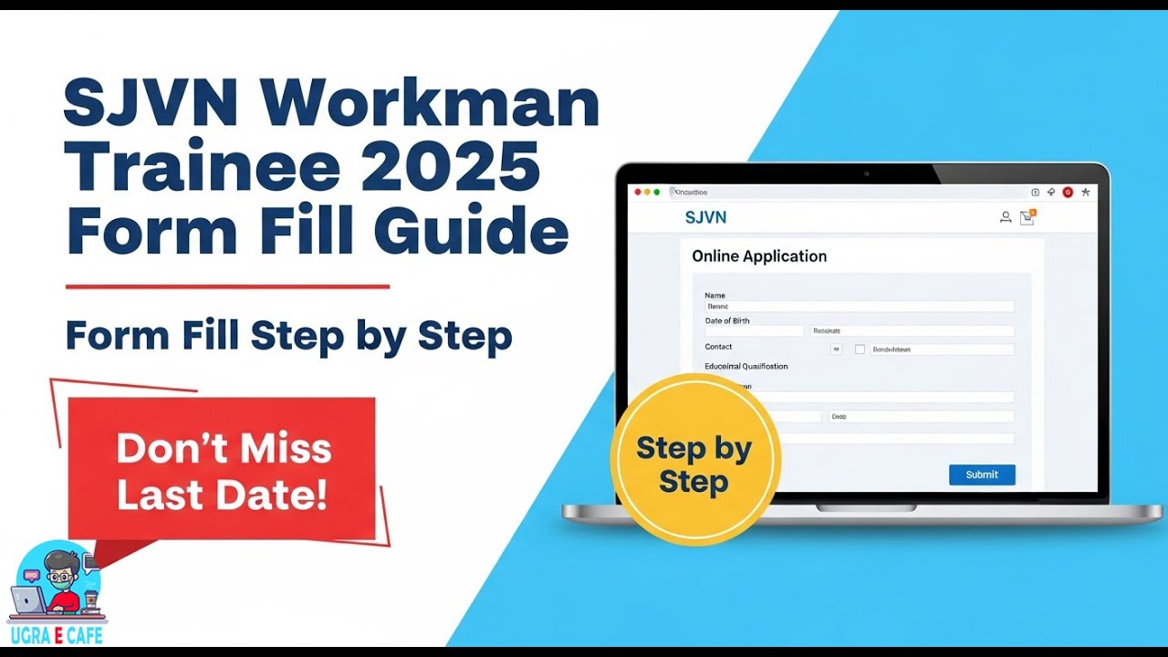 SJVN Workman Trainee 2025 | How to Apply Online Step by Step with Full Details