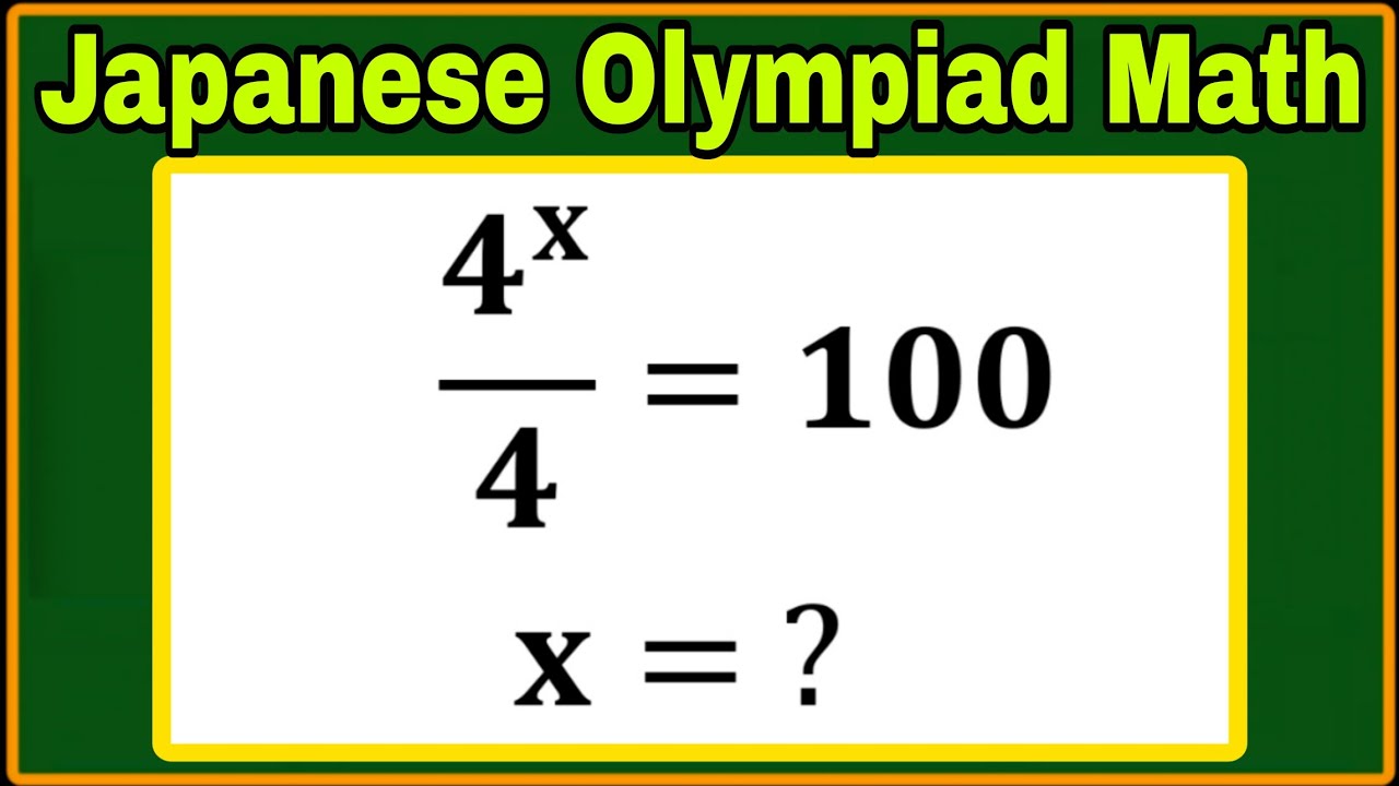 Japanese| Algebra Olympiad Mathematics| Can you solve this? 