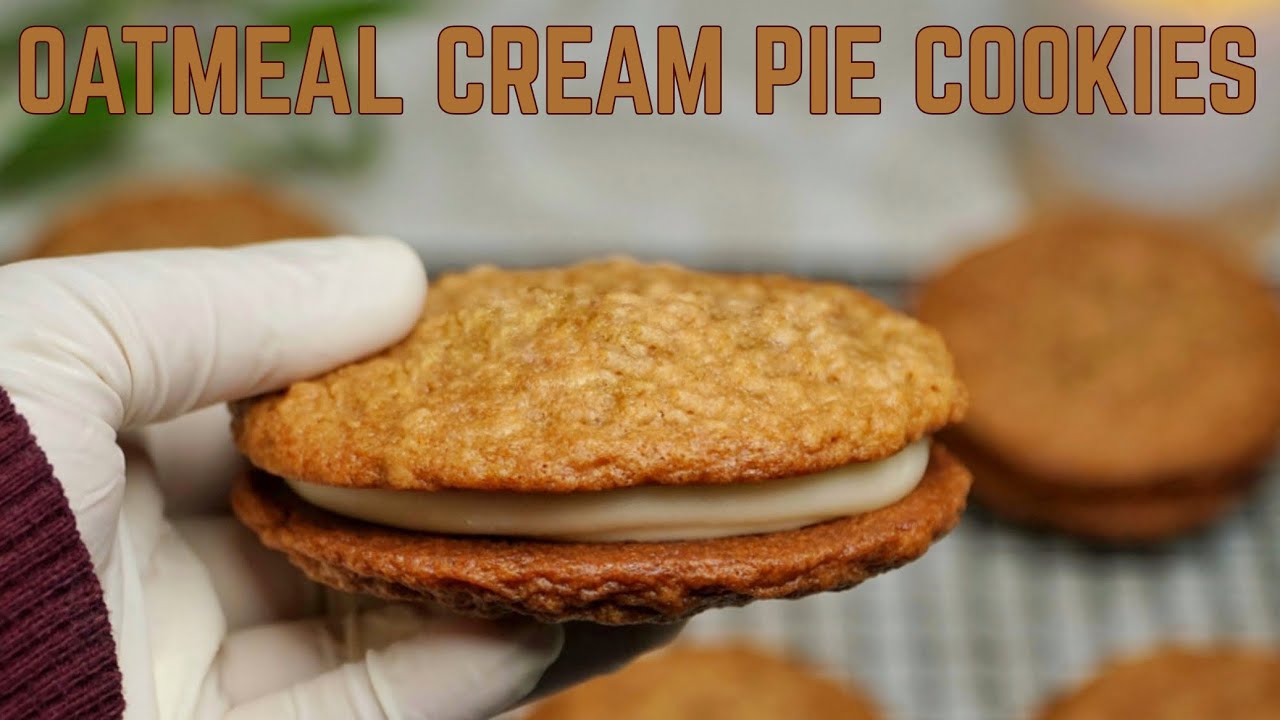 Oatmeal Cream Pie Cookies ♡ | Soft & Chewy Cookies!