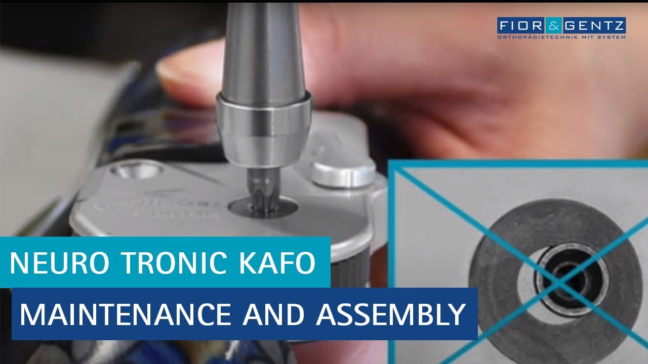 EN: NEURO TRONIC KAFO - Maintenance and Assembly