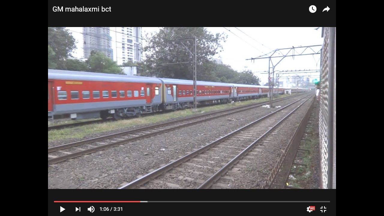 LHB Gujarat Mail !!! Maiden Arrival at Dadar and Thrilling Race for the FIRST TIME in Mumbai !!!