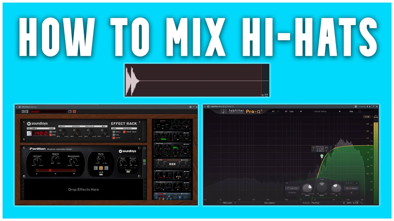 HOW TO MIX HI HATS IN FL STUDIO, MIXING TIPS