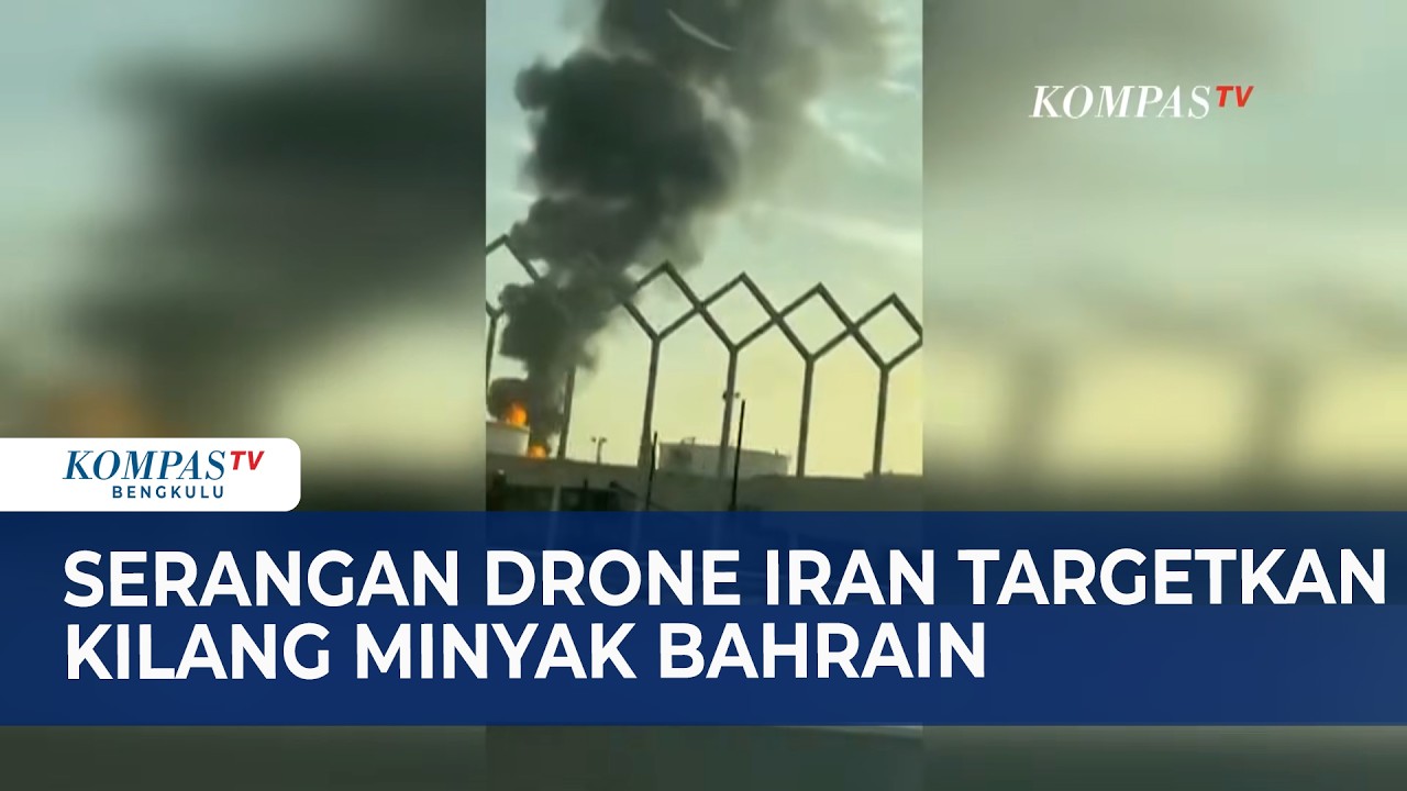 Serangan Drone Iran Targetkan Kilang Minyak Bahrain
