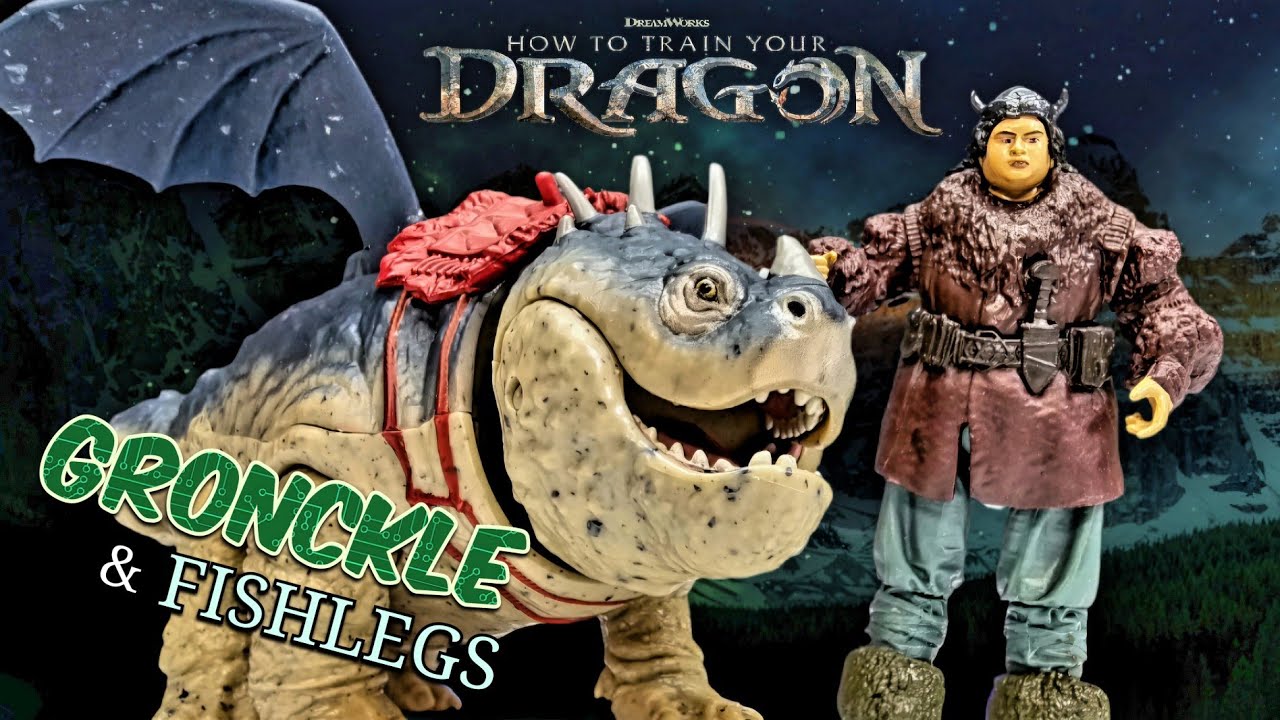 How to Train your Dragon Gronckle & Fishlegs Review!!!