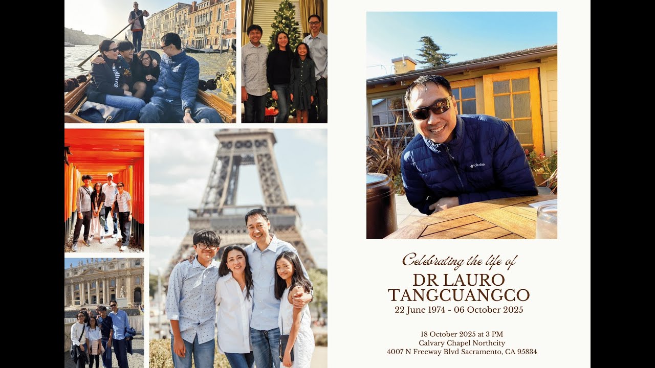 Dr Lauro Tangcuangco's Memorial Service