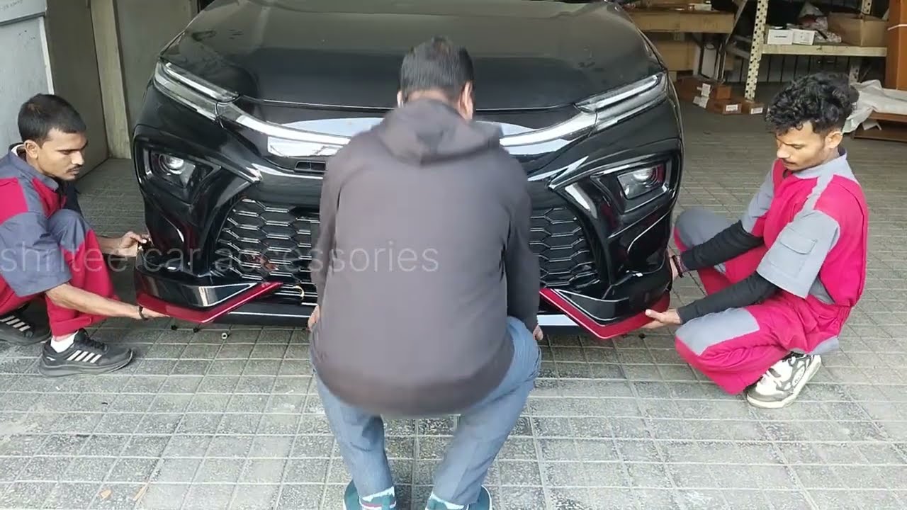 Toyota Hyryder New 2026 ,Areo kit install , Hyryder sports kit install 