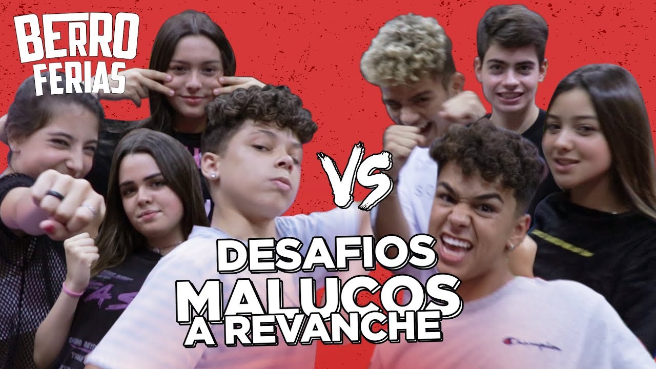 A HORA DA REVANCHE nos DESAFIOS MALUCOS do BERRO FÉRIAS. Qual time é o CAMPEÃO?