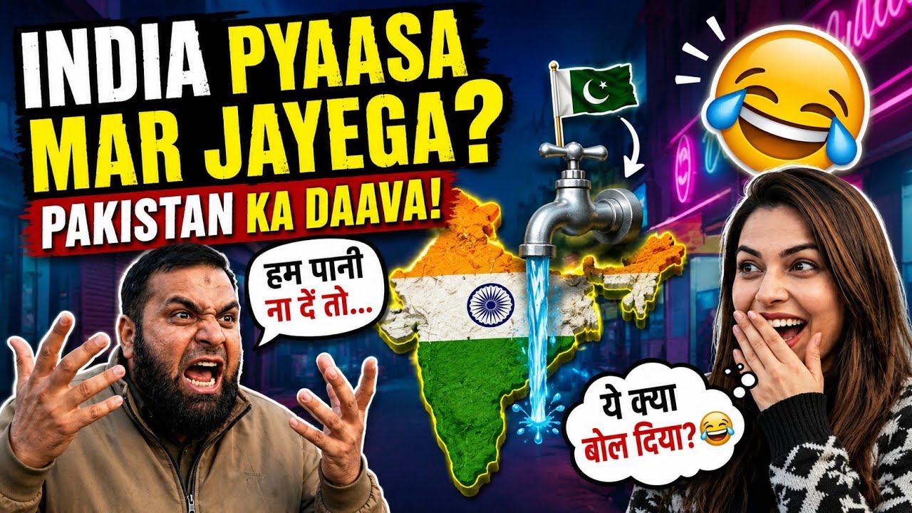 Pakistan Ne India Ka Paani Rok Diya? 😂 | Pakistani Public Funny Reaction On India