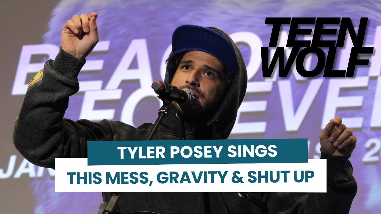Tyler Posey sings his songs This Mess, Gravity & Shut Up