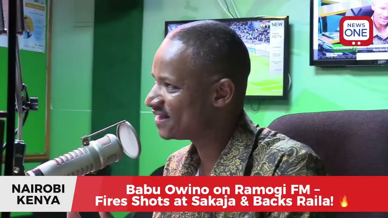 Babu Owino on Ramogi FM – Fires Shots at Sakaja & Backs Raila! 🔥