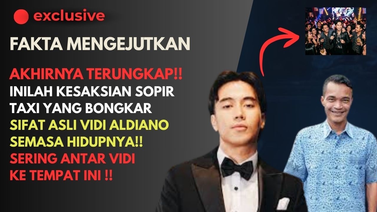 🔴AKHIRNYA TERUNGKAP! Kesaksian Sopir Taxi Yang Sering Mengantar Vidi Ke Tempat Ini Semasa Hidupnya!!