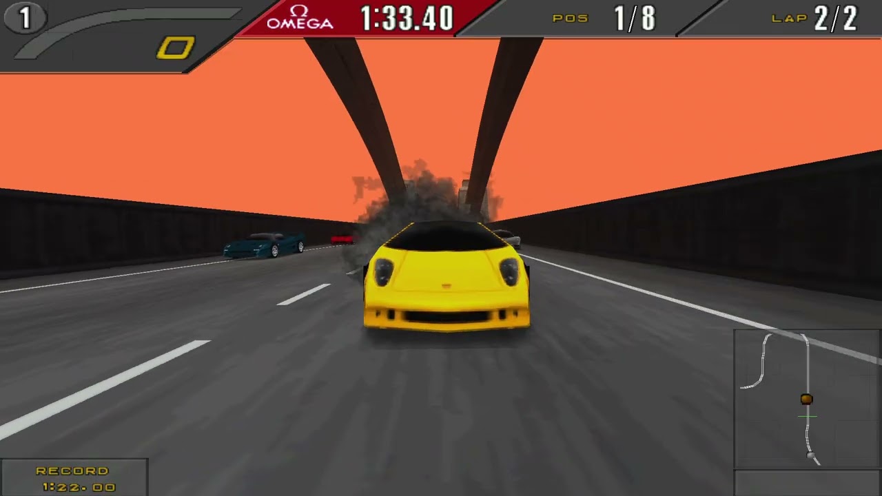 Italdesign Cala and races (Need For Speed II)