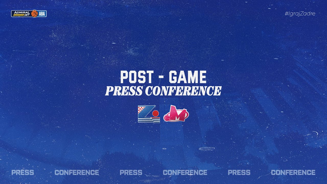 KK Zadar 🆚 KK Mega Superbet | Press conference