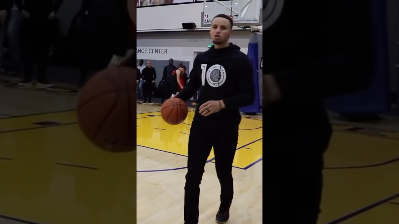 Stephen Curry Tries T Jass Crazy Layup!