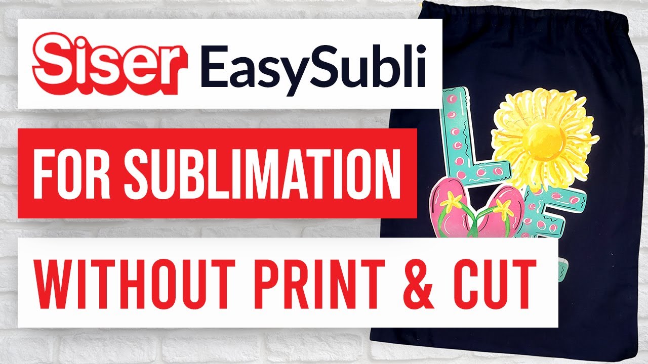 ❤️ How to Use EasySubli for Sublimation WITHOUT Print and Cut