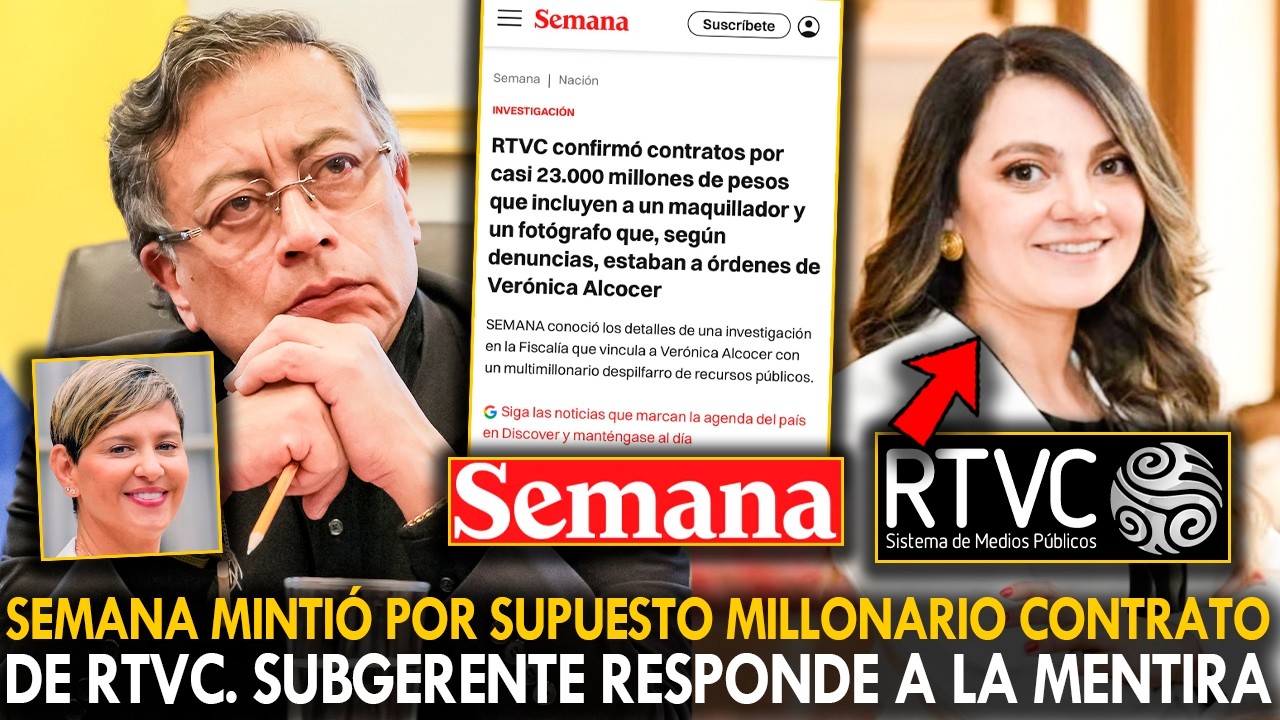 ¡URGENTE! SEMANA MINTIÓ POR SUPUESTO MILLONARIO CONTRATO DE RTVC. SUBGERENTE RESPONDE A CALUMNIA
