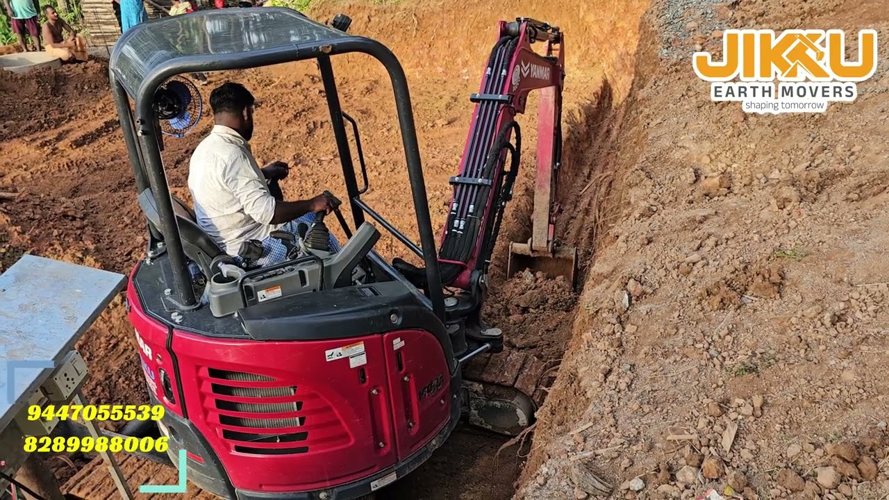 Yanmar 35 Excavator Mastery: Precision Boader Foundation Work | HITACHI 85/140 | JIKKU EARTH MOVERS