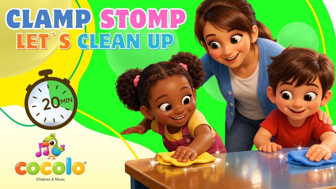 Clap Clap Stomp Stomp | Cleanup Song for Little Ones