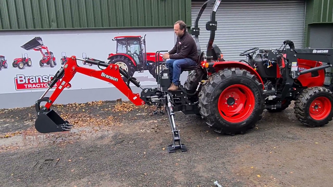 BH150 Tractor Backhoe Removal From A F50 Branson Tractor