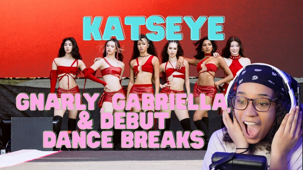 FIRST TIME Reacting to KATSEYE Dance Breaks (GNARLY, GABRIELLA & DEBUT) 😳🔥
