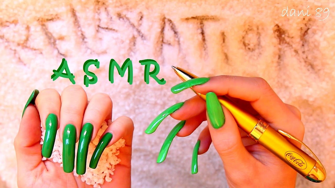 ◈ NEW: tapping & scratching table + salt sound! 🎧 intense binaural ASMR! 🔊 👂 + TINGLES 💤