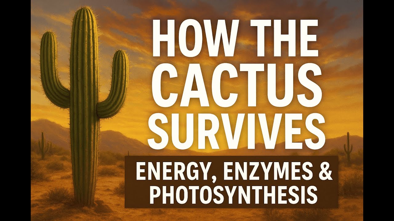 🌵 How Cacti Survive: Energy, Enzymes & Photosynthesis Explained