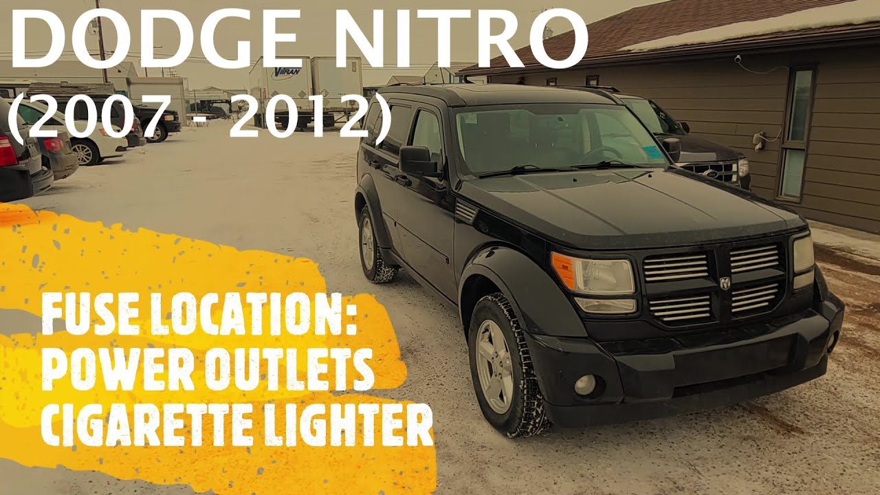 Dodge Nitro - POWER OUTLET / CIGARETTE LIGHTER FUSE LOCATION (2007 - 2012)