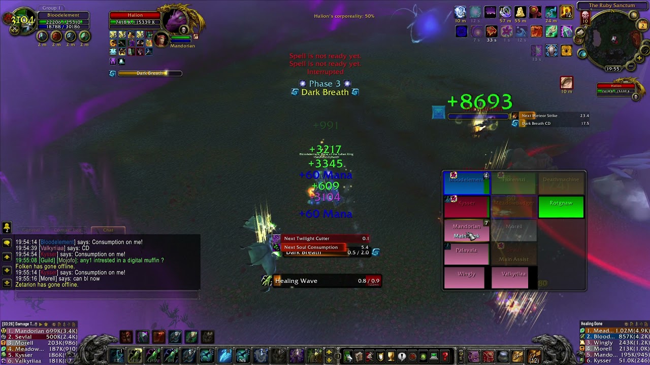 RS 10 HC (inside healer pov) - SayNoToTryhard [Warmane]