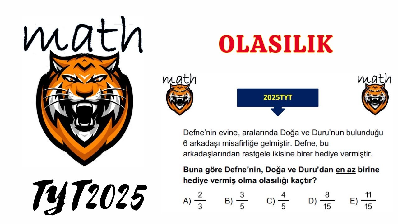OLASILIK-(Defne Hediye Sorusu)(TYT2025)