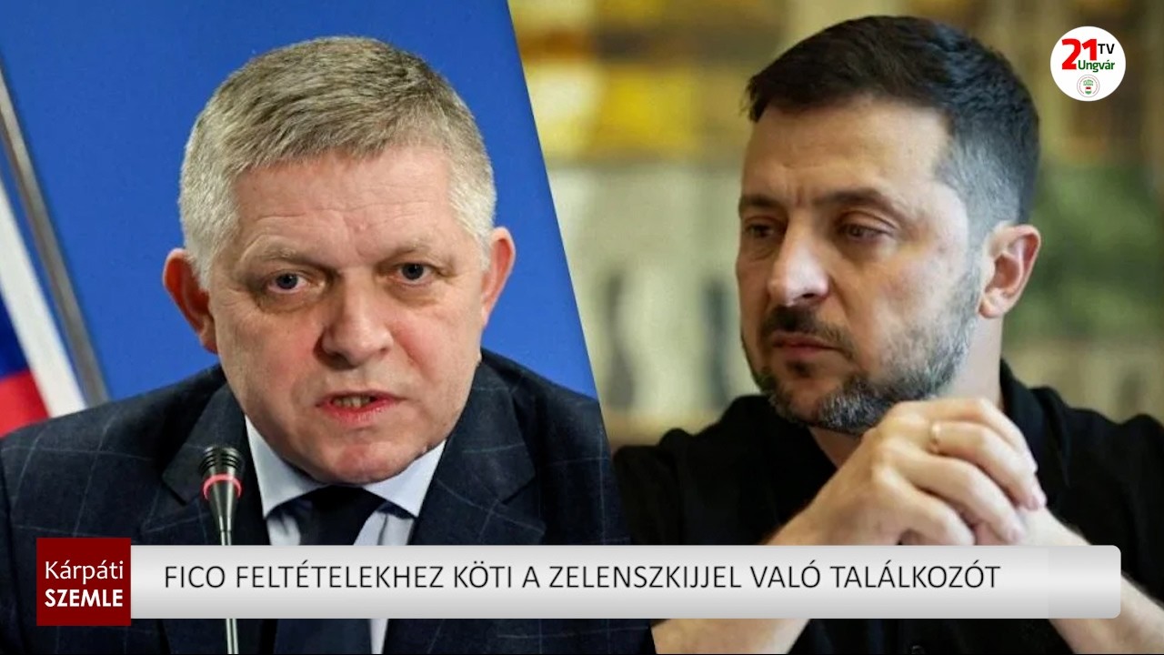 Fico feltételekhez köti a Zelenszkijjel való találkozót