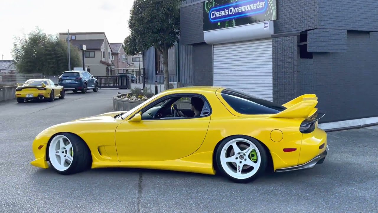[RX-7 FD3S] 助手席に2歳の娘を乗せて家に帰る